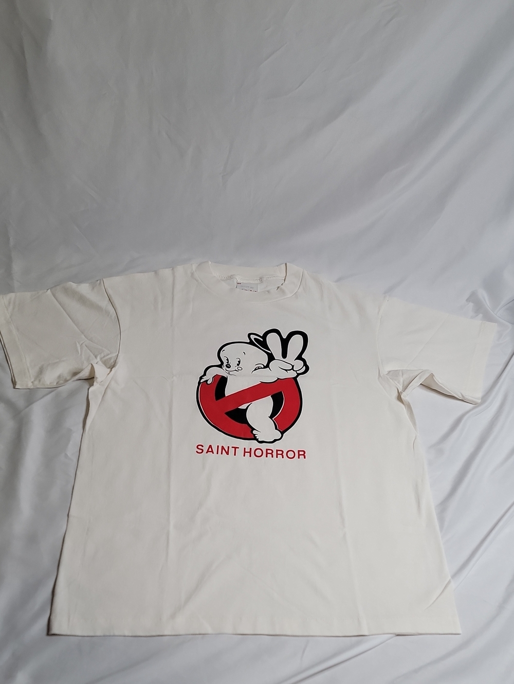 Saint Mxxxxxx Saint Horror Men's Short Sleeve Graphic Tee - White